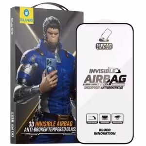 Захисне 3D скло Blueo Invisible Airbag Anti-broken для Apple iPhone 17 / 17 Pro / 16 Pro (6.3")