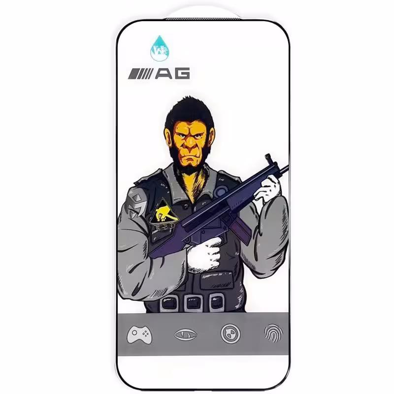 Захисне скло 5D Anti-static Matte (тех.пак) для Apple iPhone 17 Pro Max (6.9")