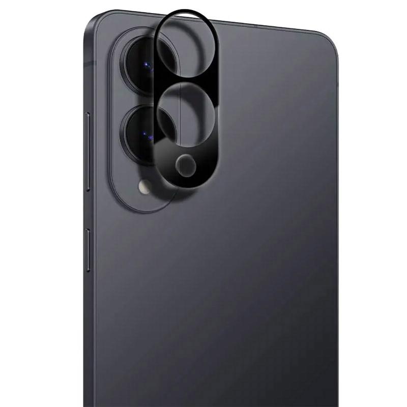 Захисне скло на камеру Full Block (тех.пак) для Samsung Galaxy S25 Edge