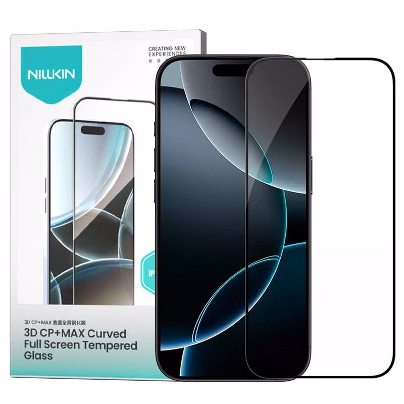 Захисне скло Nillkin (CP+ max 3D) (full glue) для Apple iPhone 16 Pro Max (6.9")