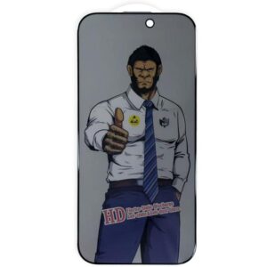 Захисне скло Privacy 5D Anti-Static (тех.пак) для Apple iPhone 17 / 16 Pro (6.3")