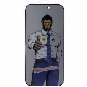 Захисне скло Privacy 5D Anti-Static (тех.пак) для Apple iPhone 17 / 16 Pro (6.3")
