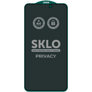 Захисне скло SKLO 5D Privacy (тех.пак) для Apple iPhone 16 Pro (6.3")