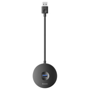 Перехідник HUB Baseus Round Box USB to USB 3.0 + 3USB 2.0 (CAHUB-F)