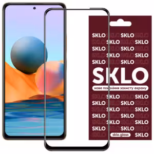 Захисне скло SKLO 3D для Xiaomi Redmi Note 10 Pro