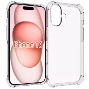 TPU чохол GETMAN Ease logo посилені кути для Apple iPhone 16 (6.1")