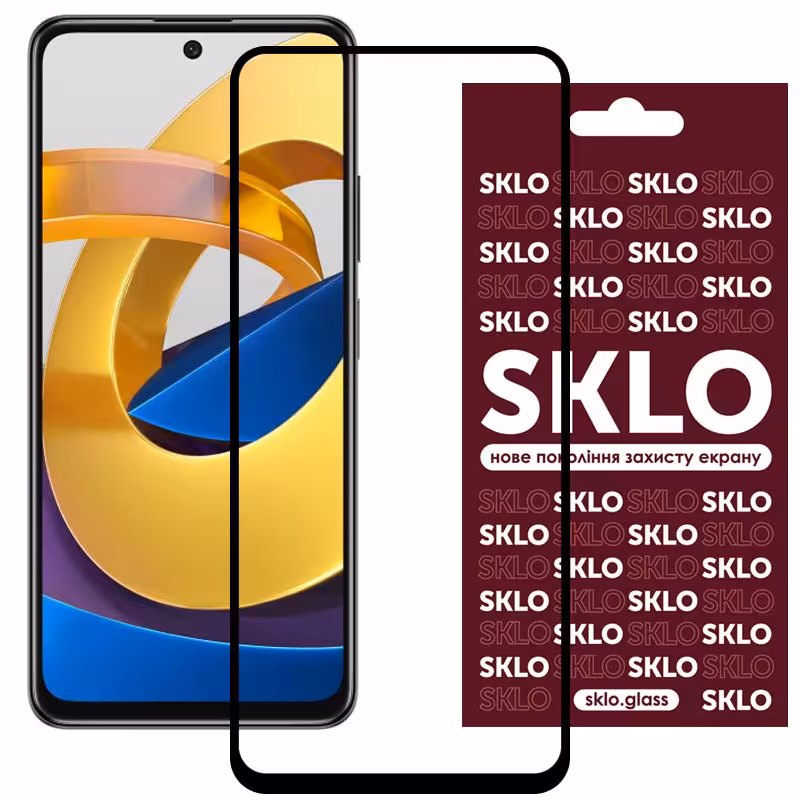 Захисне скло SKLO 3D для Xiaomi Poco M4 Pro 4G