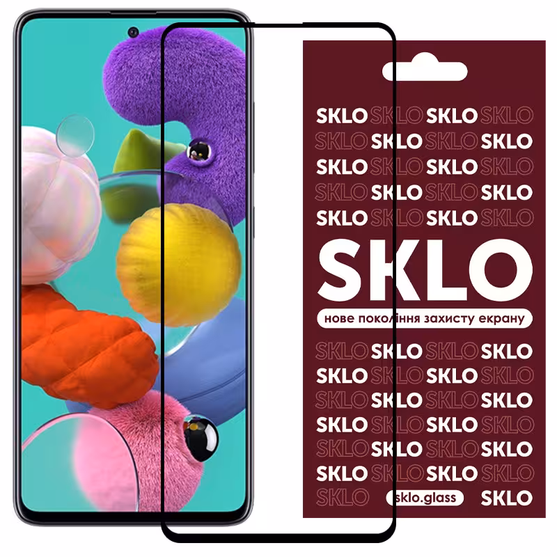 Захисне скло SKLO 3D для Samsung Galaxy A51 / M31s