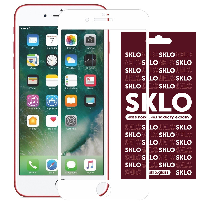 Захисне скло SKLO 3D для Apple iPhone 7 plus / 8 plus (5.5")