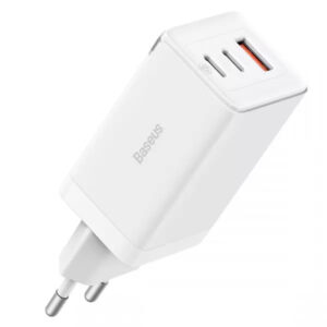 МЗП Baseus GaN5 Pro 65W 2Type-C+USB 100W EU (CCGP12020)