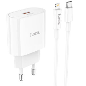 МЗП Hoco C94A Metro PD20W (1USB-C) + кабель Type-C to Lightning