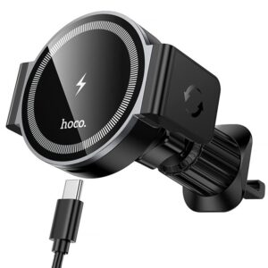 Автотримач з БЗП Hoco HW35 Power 15W (air outlet)