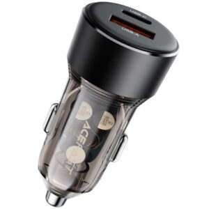 АЗП Acefast B12 PD30W+QC3.0 total 60W (1USB-A/1C)