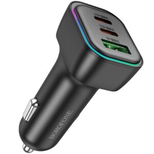 АЗП Borofone BZ28C Trophie PD60W+QC3.0 (1USB-A/2C)