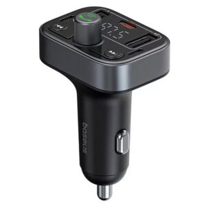 АЗП FM модулятор Baseus S-09 Pro Series 18W (2USB-A/1C) (C10762200113)