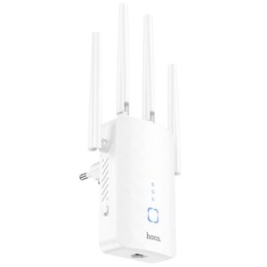 Бездротовий Wi-Fi репитер Hoco HI35 300Mbs 2.4GHz