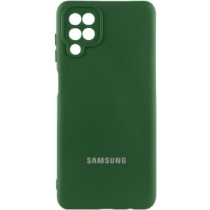 Чохол Silicone Cover Lakshmi Full Camera (AAA) with Logo для Samsung Galaxy A12