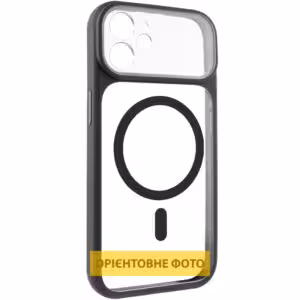 Чохол TPU+PC GETMAN Moon Clear with MagSafe для Apple iPhone 12 (6.1")