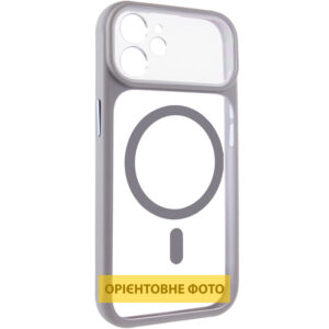 Чохол TPU+PC GETMAN Moon Clear with MagSafe для Apple iPhone 12 (6.1")