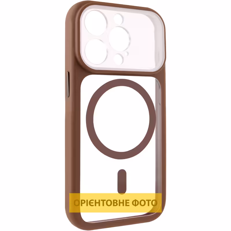 Чохол TPU+PC GETMAN Moon Clear with MagSafe для Apple iPhone 13 Pro (6.1")