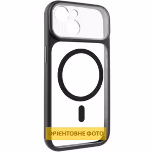 Чохол TPU+PC GETMAN Moon Clear with MagSafe для Apple iPhone 15 (6.1")
