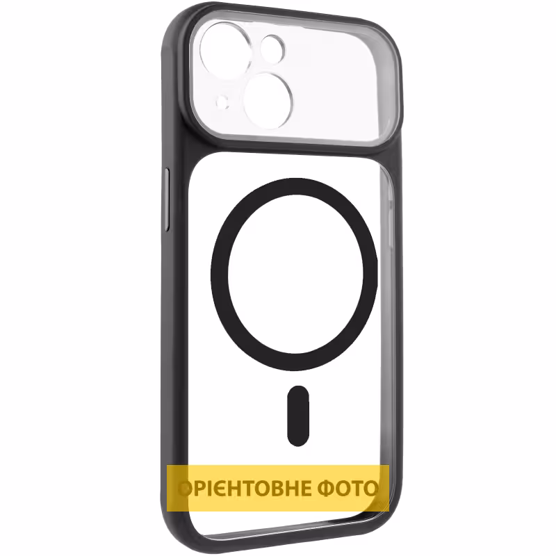 Чохол TPU+PC GETMAN Moon Clear with MagSafe для Apple iPhone 15 (6.1")