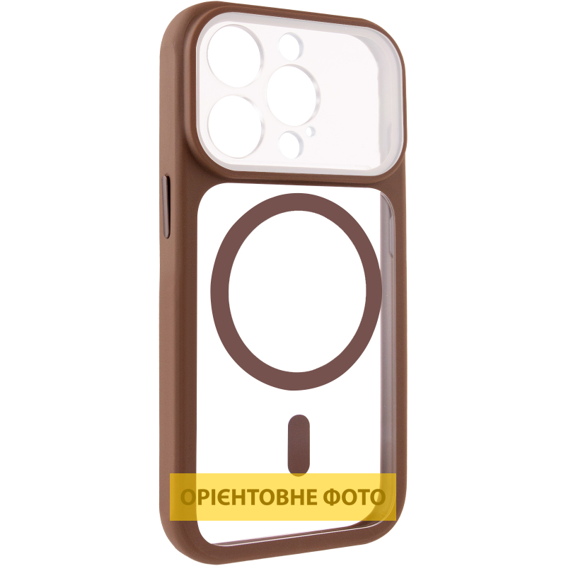 Чохол TPU+PC GETMAN Moon Clear with MagSafe для Apple iPhone 15 Pro (6.1")