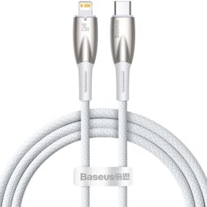 Дата кабель Baseus Glimmer Series Type to Lightning – швидка зарядка.