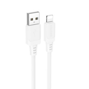 Дата кабель Borofone BX115 Lotto USB to Lightning 2.4A (1m)