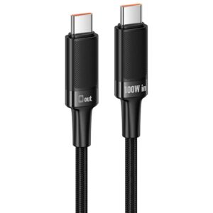 Дата кабель Hoco U153 Extreme Type-C to Type-C 100W (1.2m)