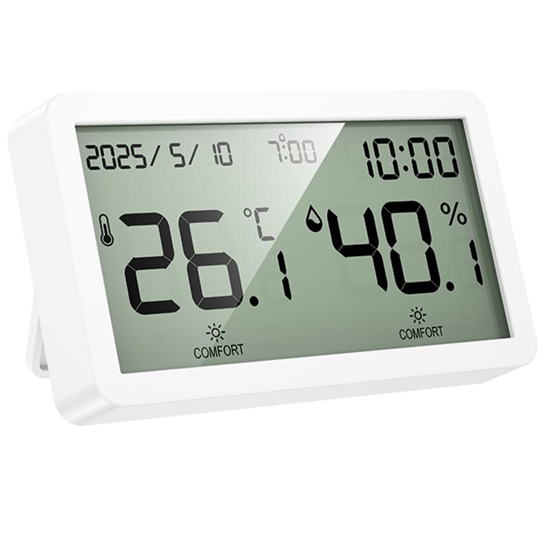 Електронний термогігрометр + годинник Hoco HX42 Indoor