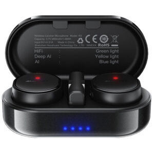 Петличний бездротовий мікрофон Acefast R3 Dual-mic Type-C