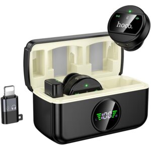 Петличний бездротовий мікрофон Hoco L22 Bright 2in1 (Lightning/Type-C)