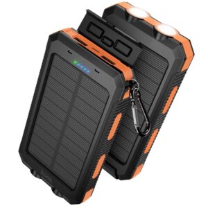 Портативний ЗП Power Bank Hoco J164 Platinum solar 10.5W with lighting 8000 mAh