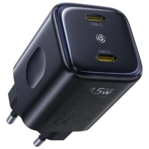 МЗП Baseus PicoGo AN13 Fast Charger 45W (2USB-C) (E0121F)