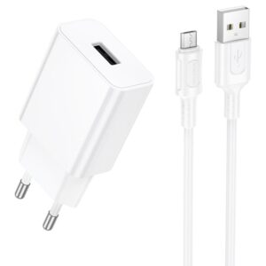 МЗП Borofone BA110A Lemi 7.5W (1USB-A) + кабель USB to MicroUSB