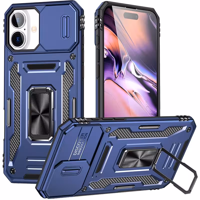 Ударостійкий чохол Camshield Army Ring для Apple iPhone 16 (6.1")