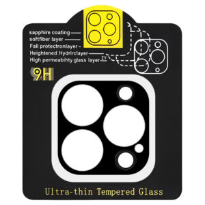 Захисне скло на камеру Full Block (тех.пак) для Apple iPhone 12 Pro Max (6.7")