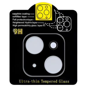 Захисне скло на камеру Full Block (тех.пак) для Apple iPhone 15 (6.1") / 15 Plus (6.7")