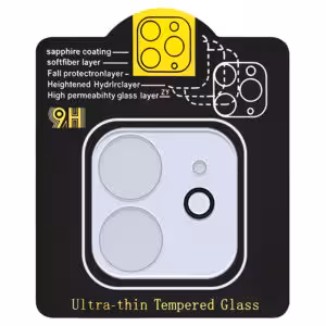 Захисне скло на камеру Full Block (тех.пак) для Apple iPhone 11 (6.1")