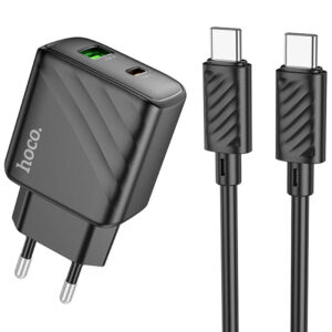 МЗП Hoco CS23A Sunlight PD30W+QC3.0 (1USB-A/1C) + кабель Type-C to Type-C