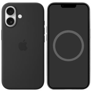 Чохол Silicone case (AAA) with Magsafe and Animation для Apple iPhone 17 (6.3")