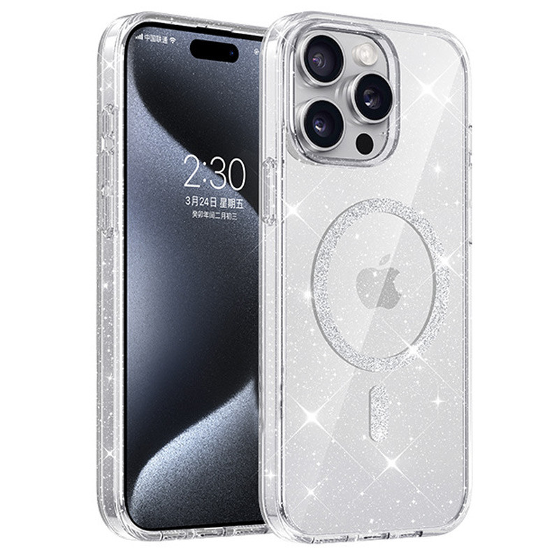 Чохол TPU Eclipse Sparkle (MagFit) для Apple iPhone 14 Pro Max (6.7")