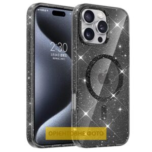 Чохол TPU Eclipse Sparkle (MagFit) для Apple iPhone 17 (6.3")