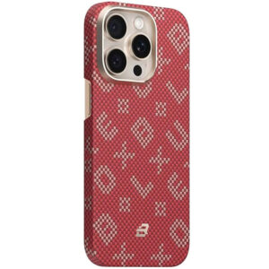 TPU+PC чохол Blueo Gilded Tactile Woven with MagSafe для Apple iPhone 15 Pro Max (6.7")