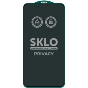 Захисне скло SKLO 5D Privacy (тех.пак) для Apple iPhone 13 / 13 Pro / 14 / 16e / 17e (6.1")