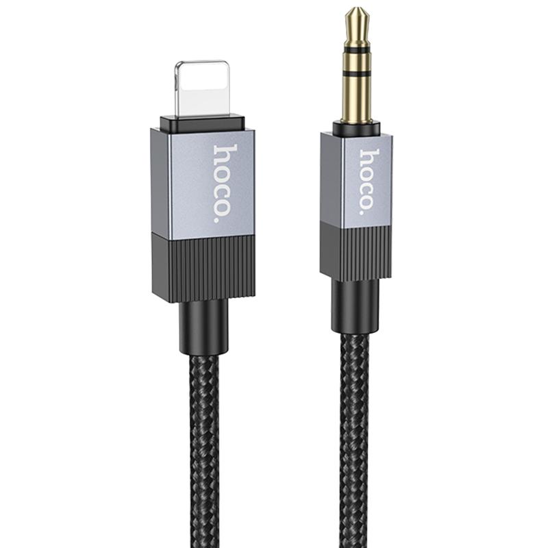 Аудіо кабель Aux Hoco UPA32A Clever digital (Lightning to AUX 3.5mm) (1m)