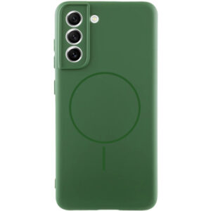 Чохол Silicone Cover Lakshmi Full Camera (AA) with Magnetic Fit для Samsung Galaxy S21 FE