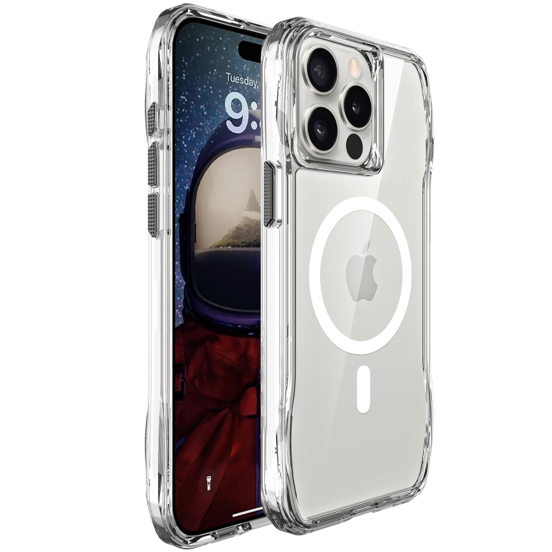 Чохол TPU Space Octagon with Magnetic Fit для Apple iPhone 15 Pro Max (6.7")