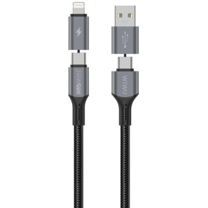 Дата кабель WIWU C077 Cyberlink Type-C to Lightning 27W (1m)